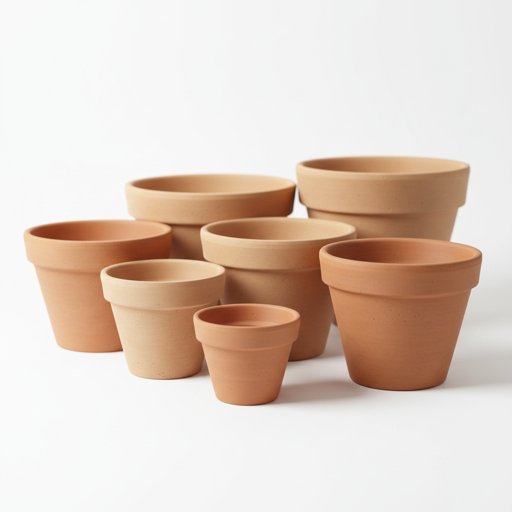 Terracotta Pots & Saucers