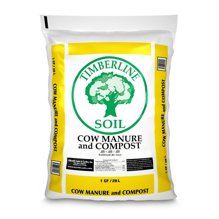 Timberland cow manure and compost