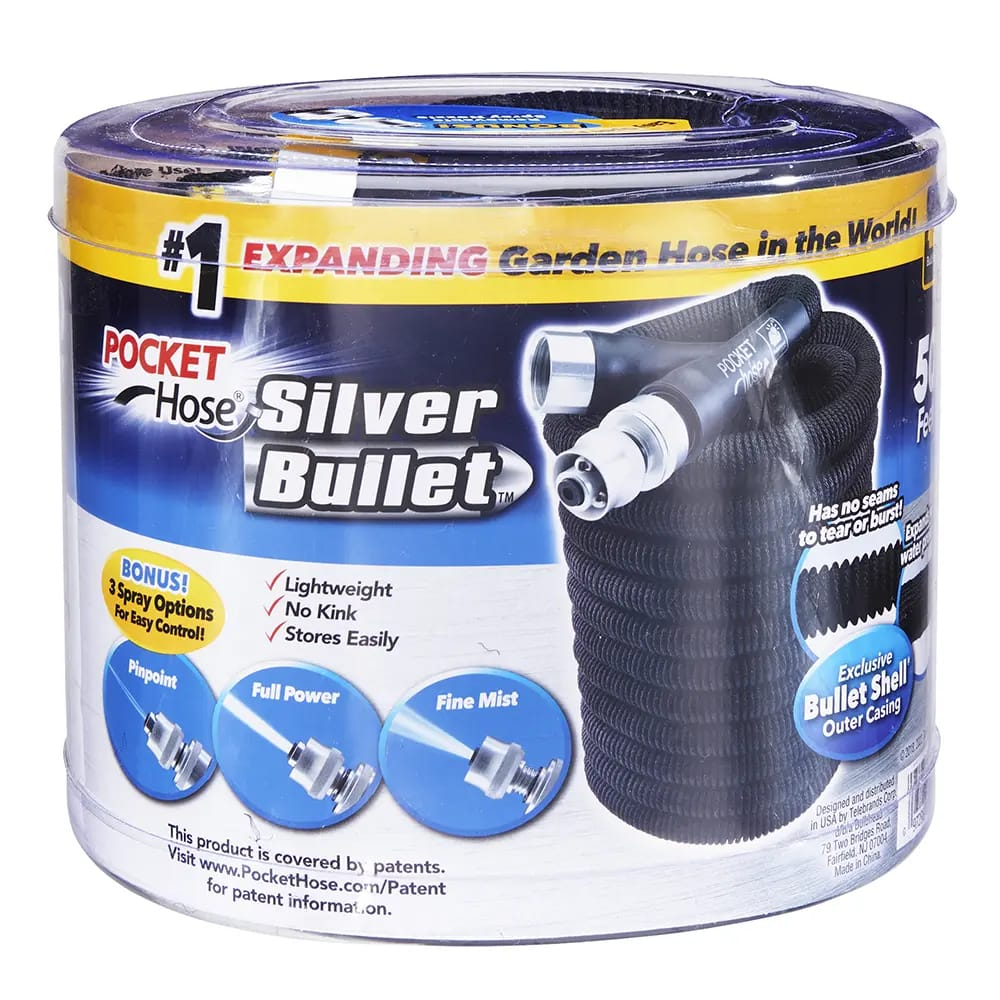 Pocket Hose Silver Bullet expandable hose