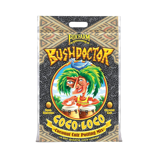FoxFarm Bush Doctor Coco Loco coconut coir potting mix, 12 qt bag