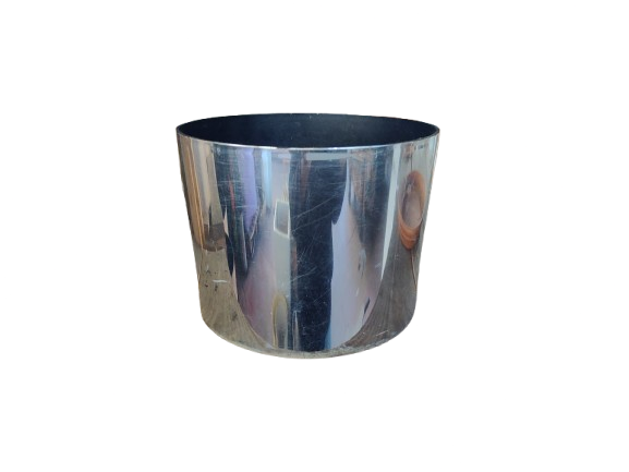 Metallic Cylinder Planters