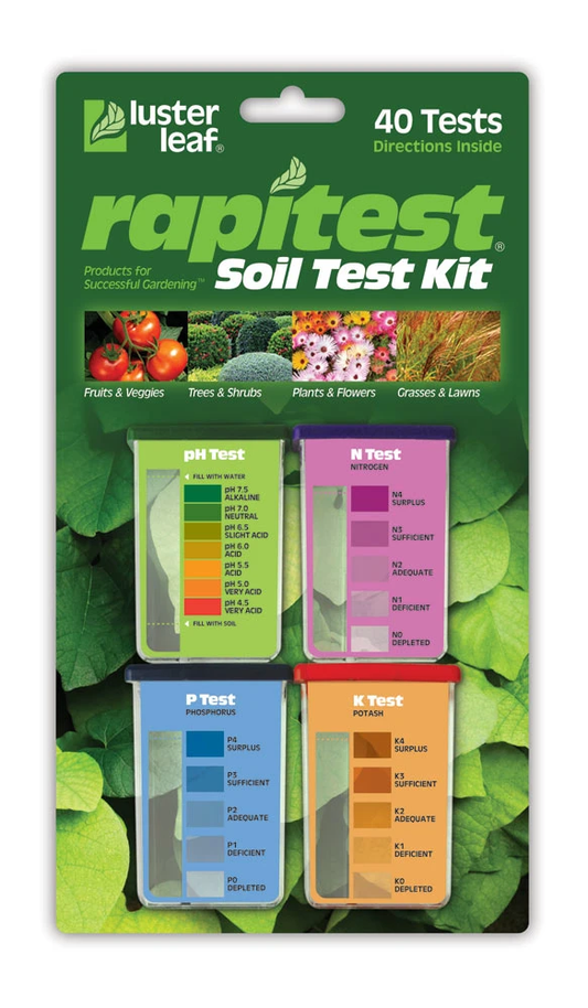 Luster Leaf Rapitest soil test kit