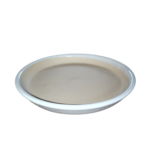 White Ceramic Saucers