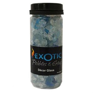 Exotic Glass Pebbles Bahama Blend