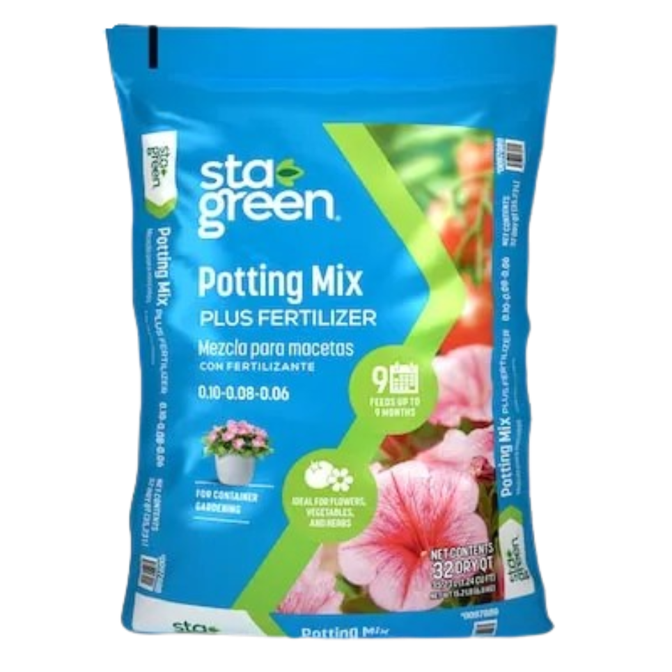 Sta-Green Potting Mix Plus Fertilizer