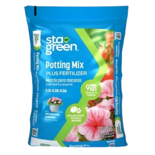 Sta-Green Potting Mix Plus Fertilizer